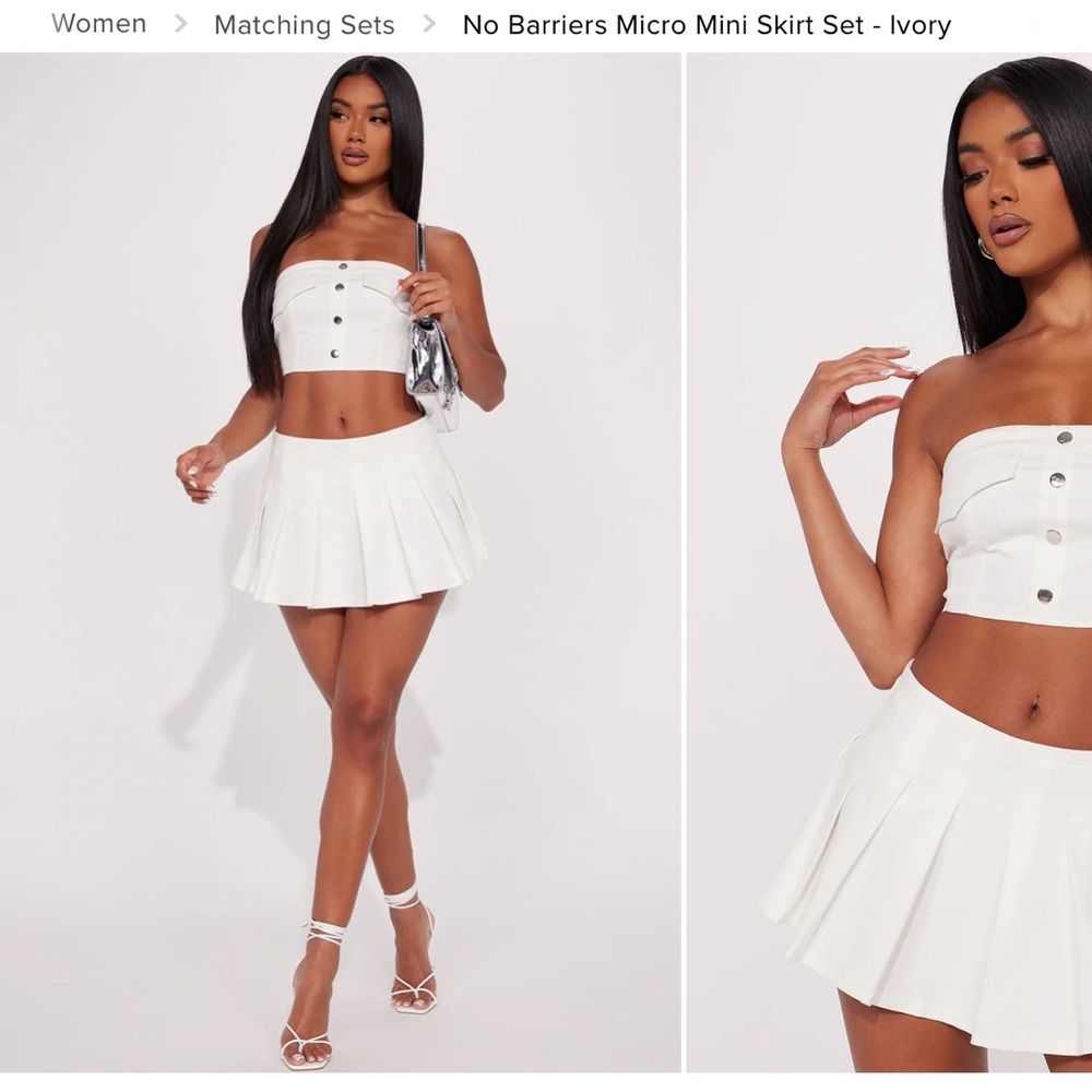 Fashion Nova skirt set